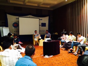 CPCS media training in Yangon, 2015